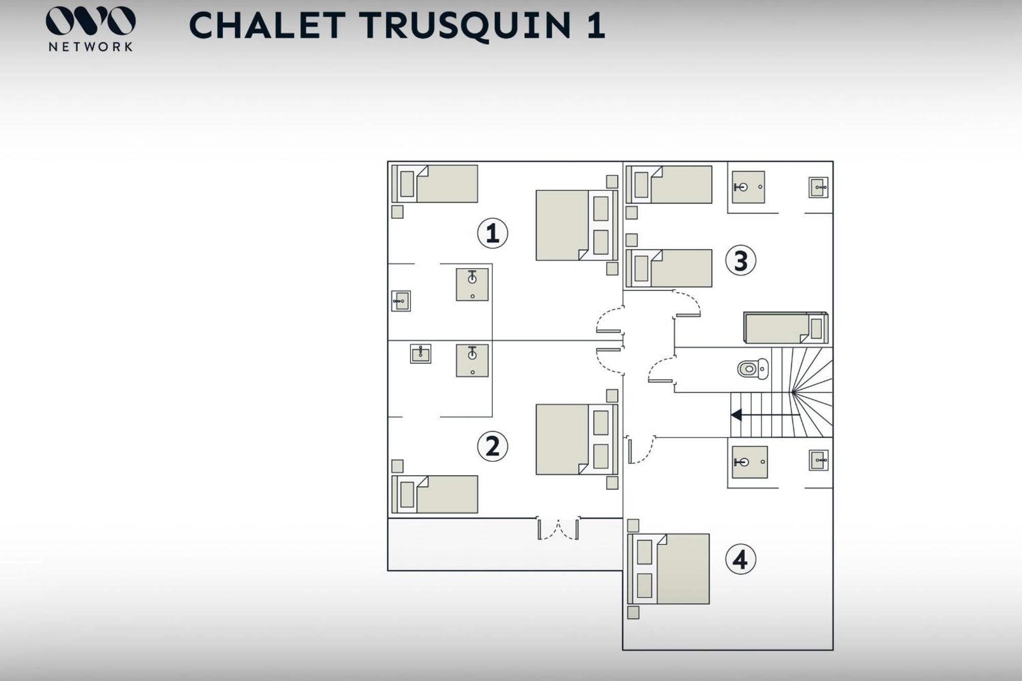 Chalet Trusquin - Ovo Network رون - ألب المظهر الخارجي الصورة