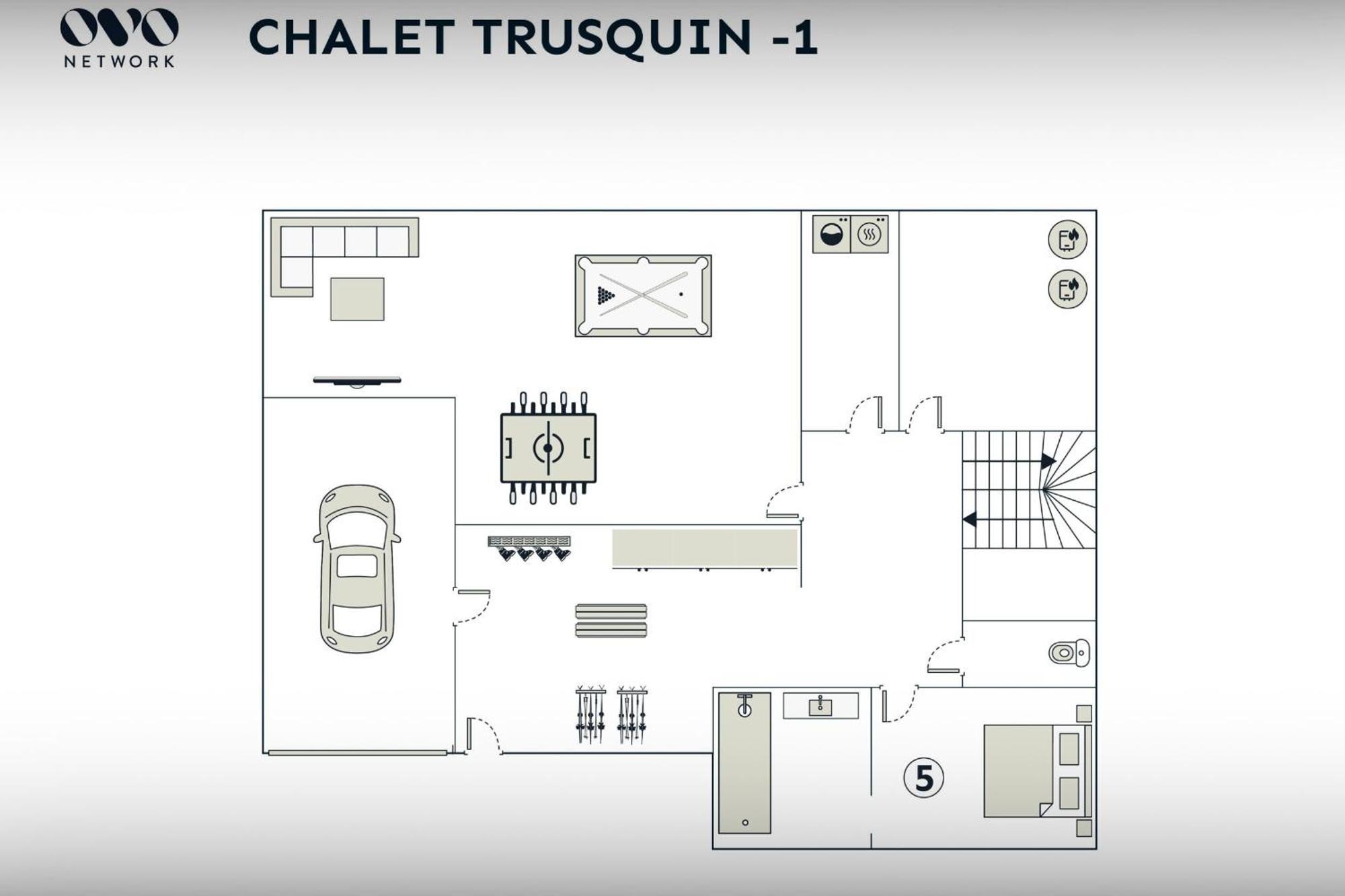 Chalet Trusquin - Ovo Network رون - ألب المظهر الخارجي الصورة